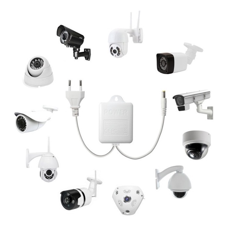 Kit10 Fonte Original Para Câmera Ip Speed Dome - 12v-2a