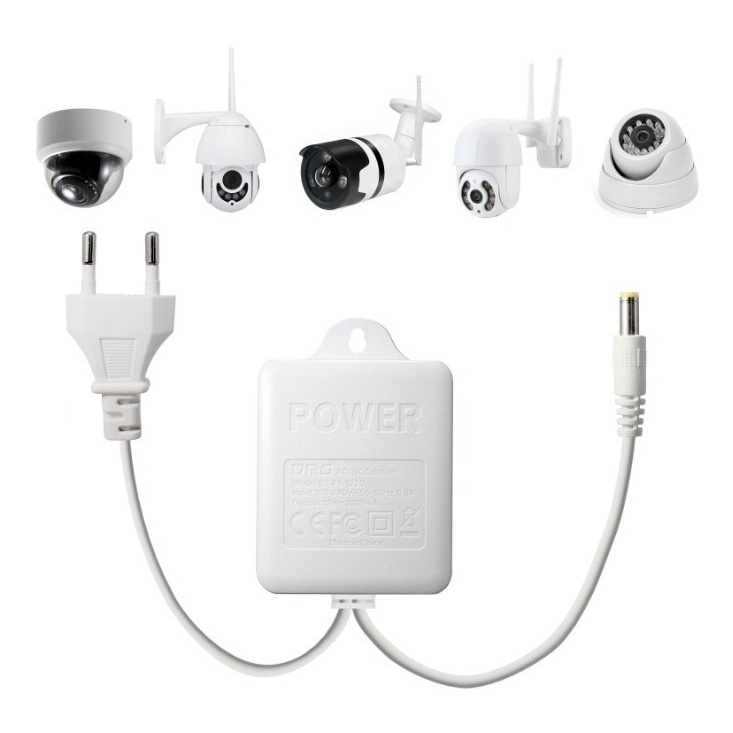 Fonte Prova D'agua 12v-2a 110-220v Pra Camera Ip Speed Dome