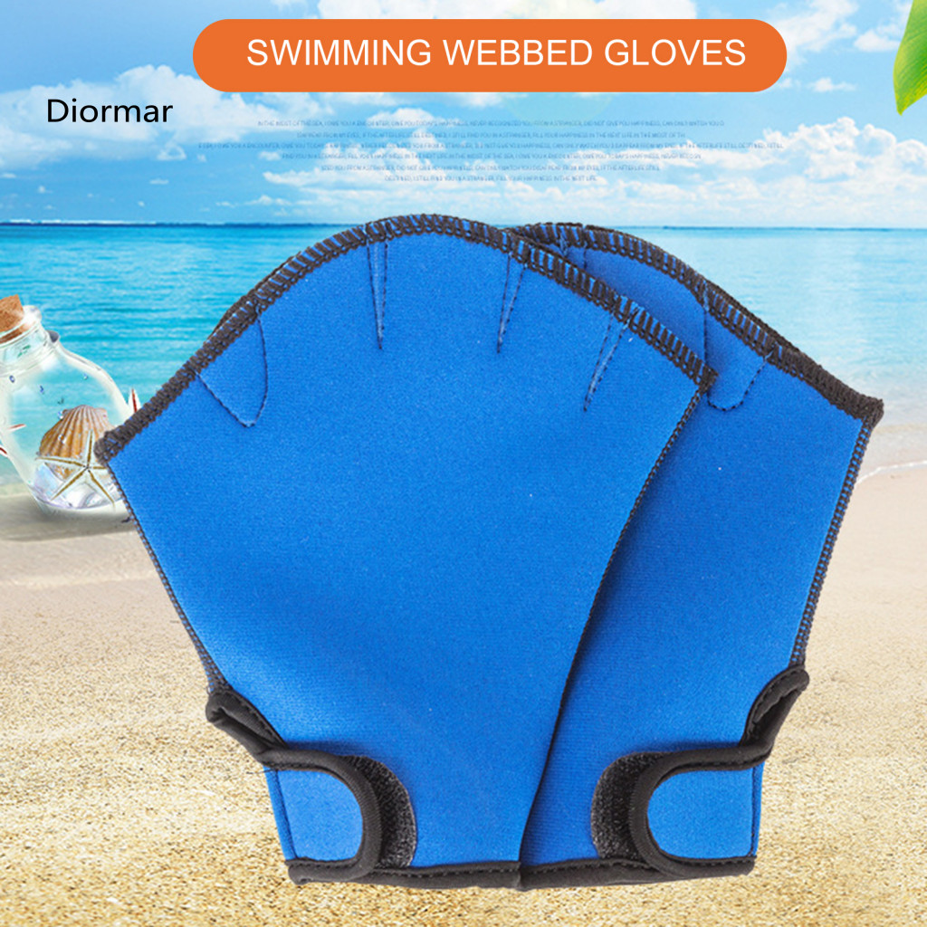 Water-resistance Training Swim Gloves Lightweight 1 Pair Swimming Webbed for Men Women – Water-resistant Paddles Aquat