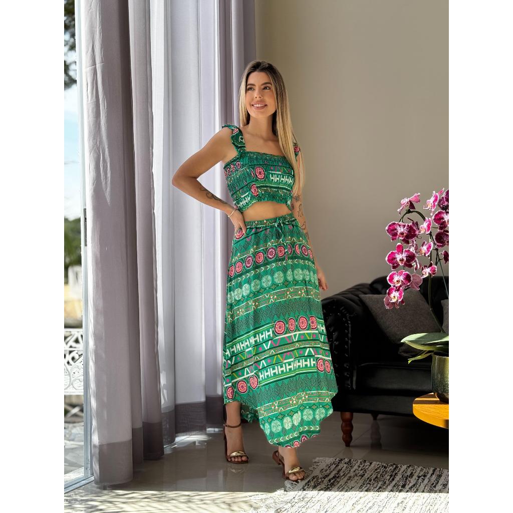 conjunto chopped com elastek PRIMAVERA/VERÃO