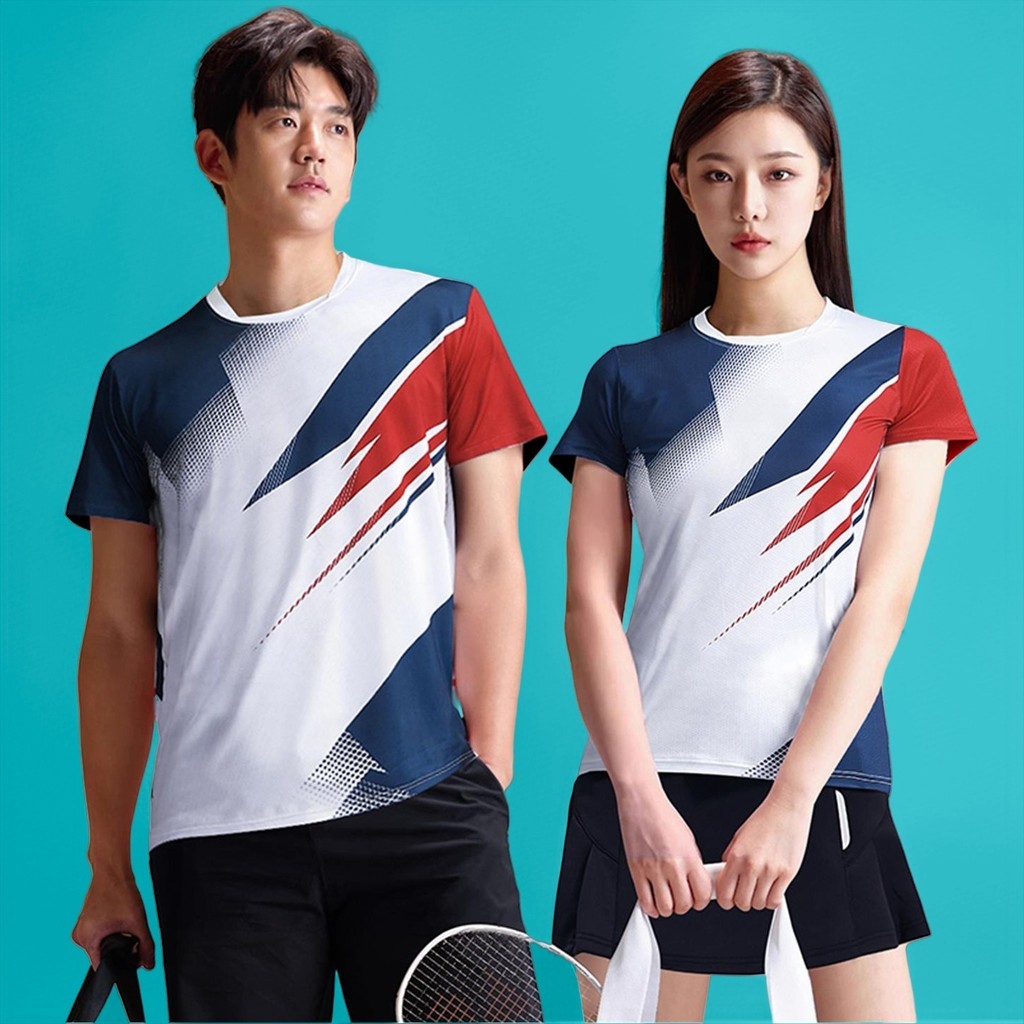 2026 novo estilo uniforme de Badminton terno feminino verão de secagem rápida saia curta esportes topo masculino competi