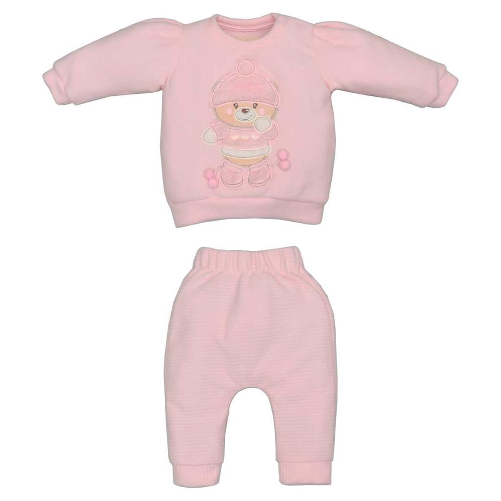 Conjunto Longo Bebê Menina Microsoft Lia Inverno Upi Uli
