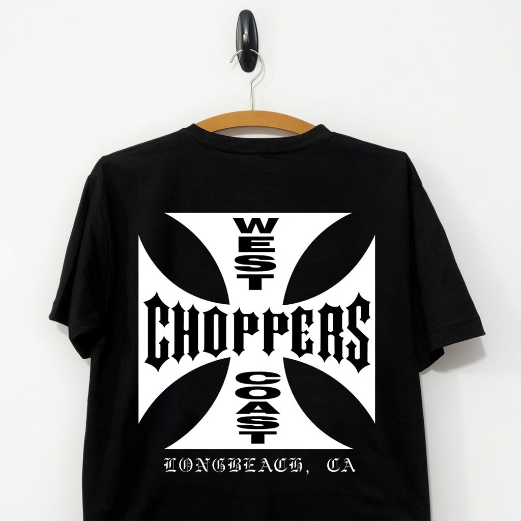 Camiseta Paul Walker velozes e furiosos brian o'conner west choppers coast oversized 100% algodão