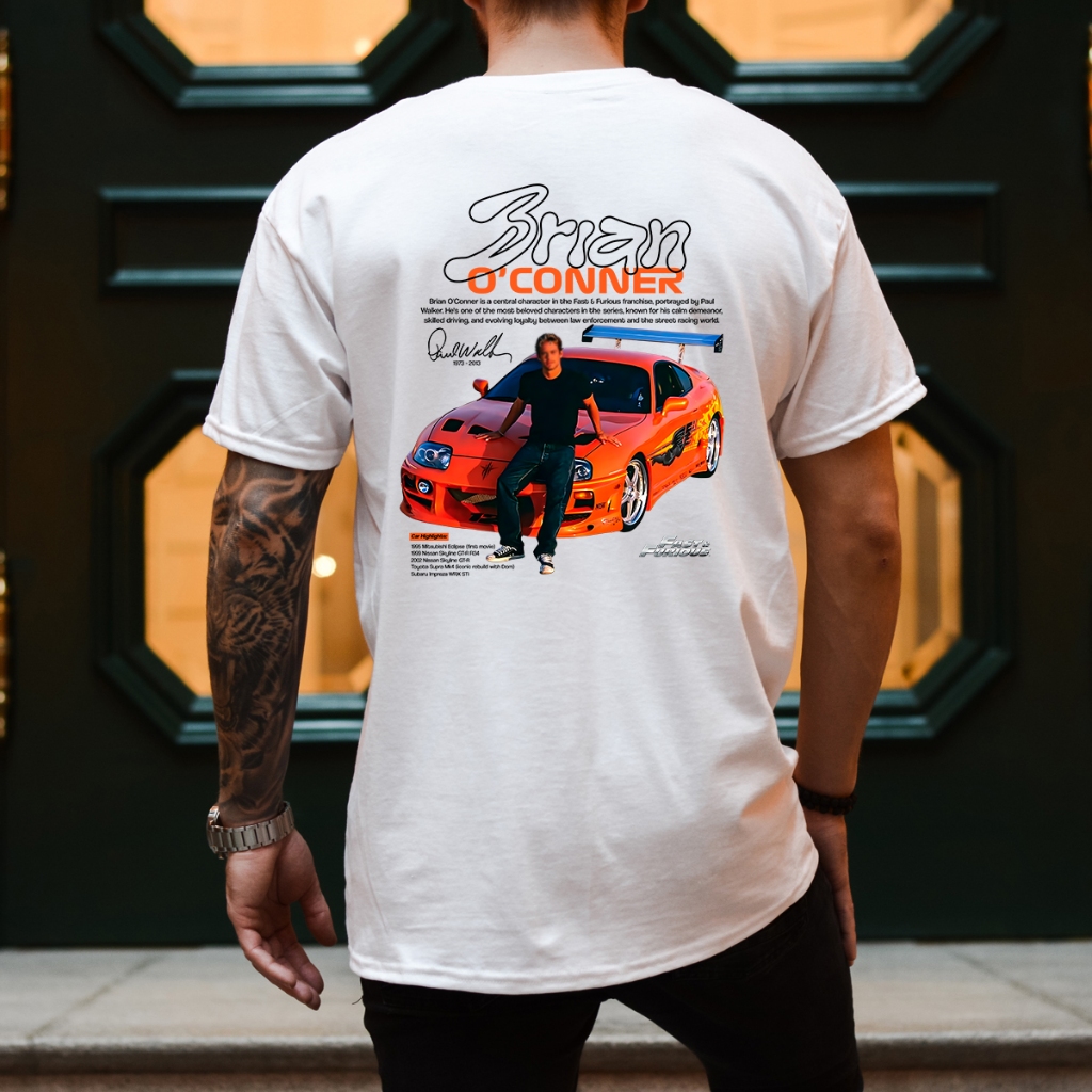 Camiseta Carro Supra Brian O´Conner Filme Velozes e Friosos Streetwear Exclusiva