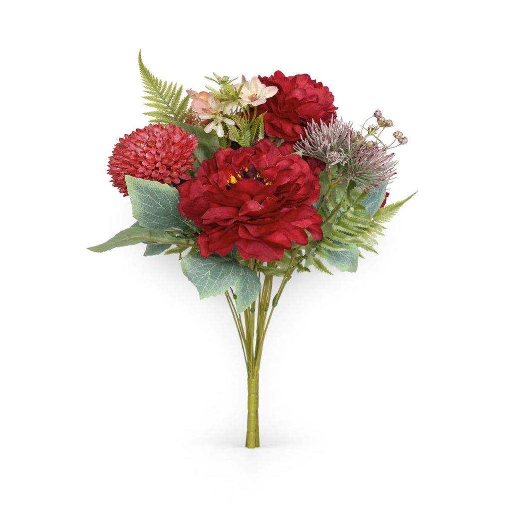 Buque De Rosas Grande Flores Artificial Luxo Artificial
