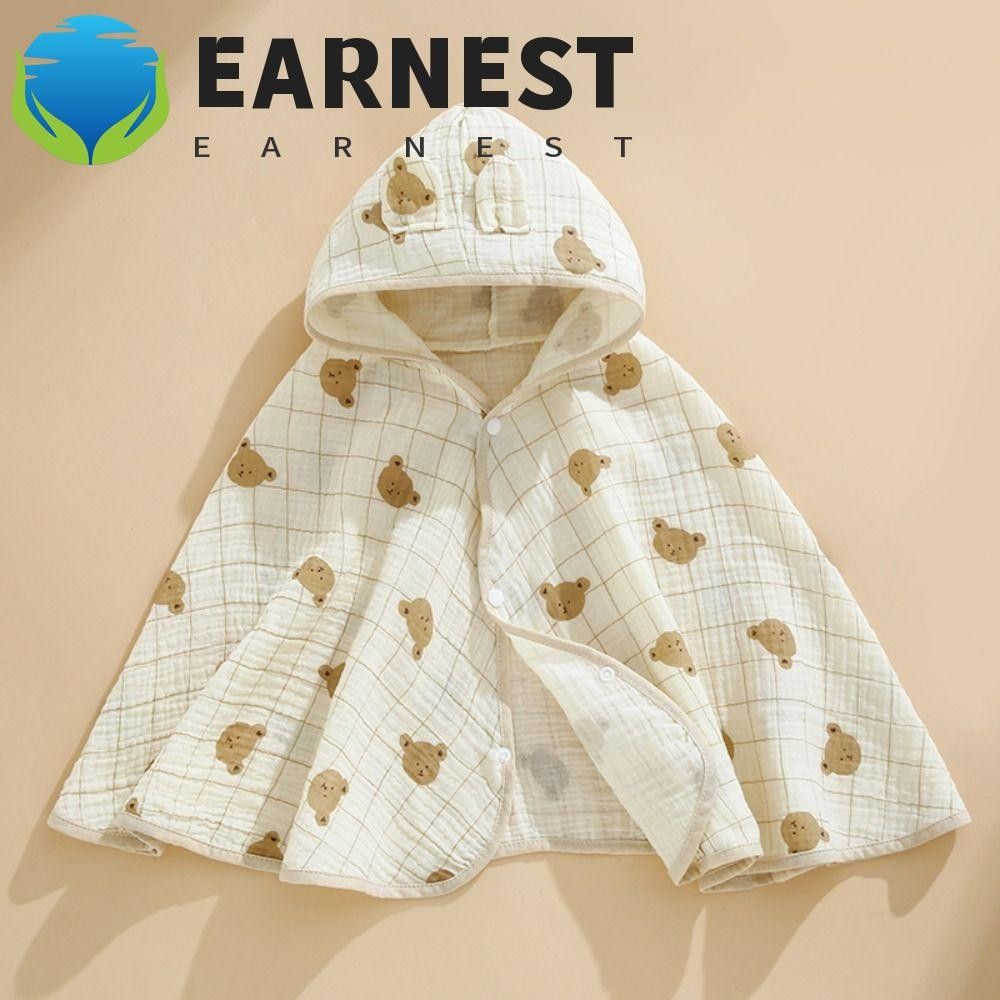 Roupas de proteção solar EARNEST, xale de proteção solar de algodão puro para o verão, xale infantil ultrafino com prote