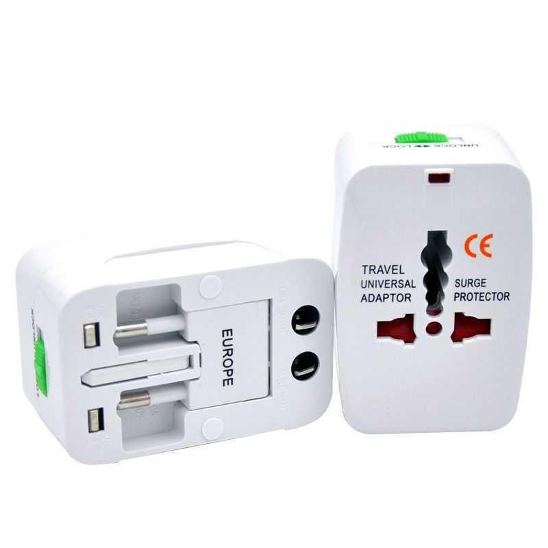 Adaptador Tomada Universal Internacional Europa Ásia