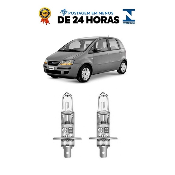 Par Lampada Farol de Milha Idea 2005 2006 2007 2008 2009 2010 H1