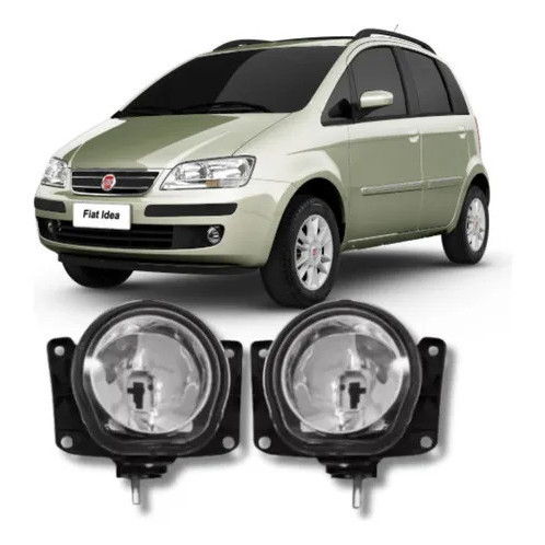 Par Farol Milha Fiat Idea 2004 2005 2006 2007 2008 2009 2010