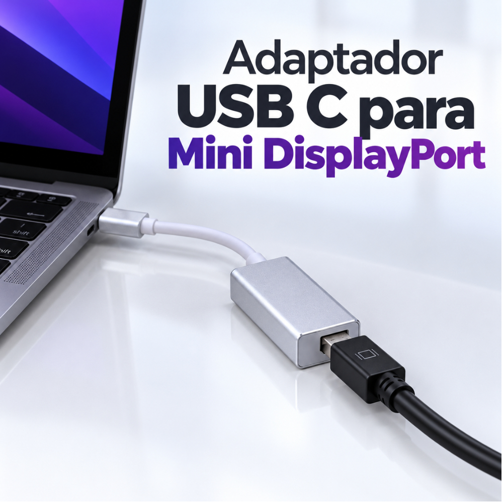 Adaptador USB C para Mini DisplayPort