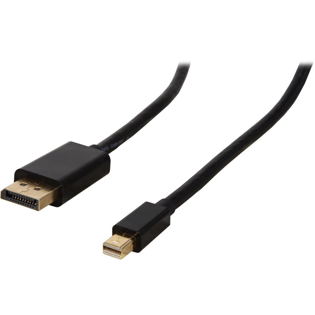 Adaptador Conversor Mini Displayport Para Displayport. Modelo compacto.