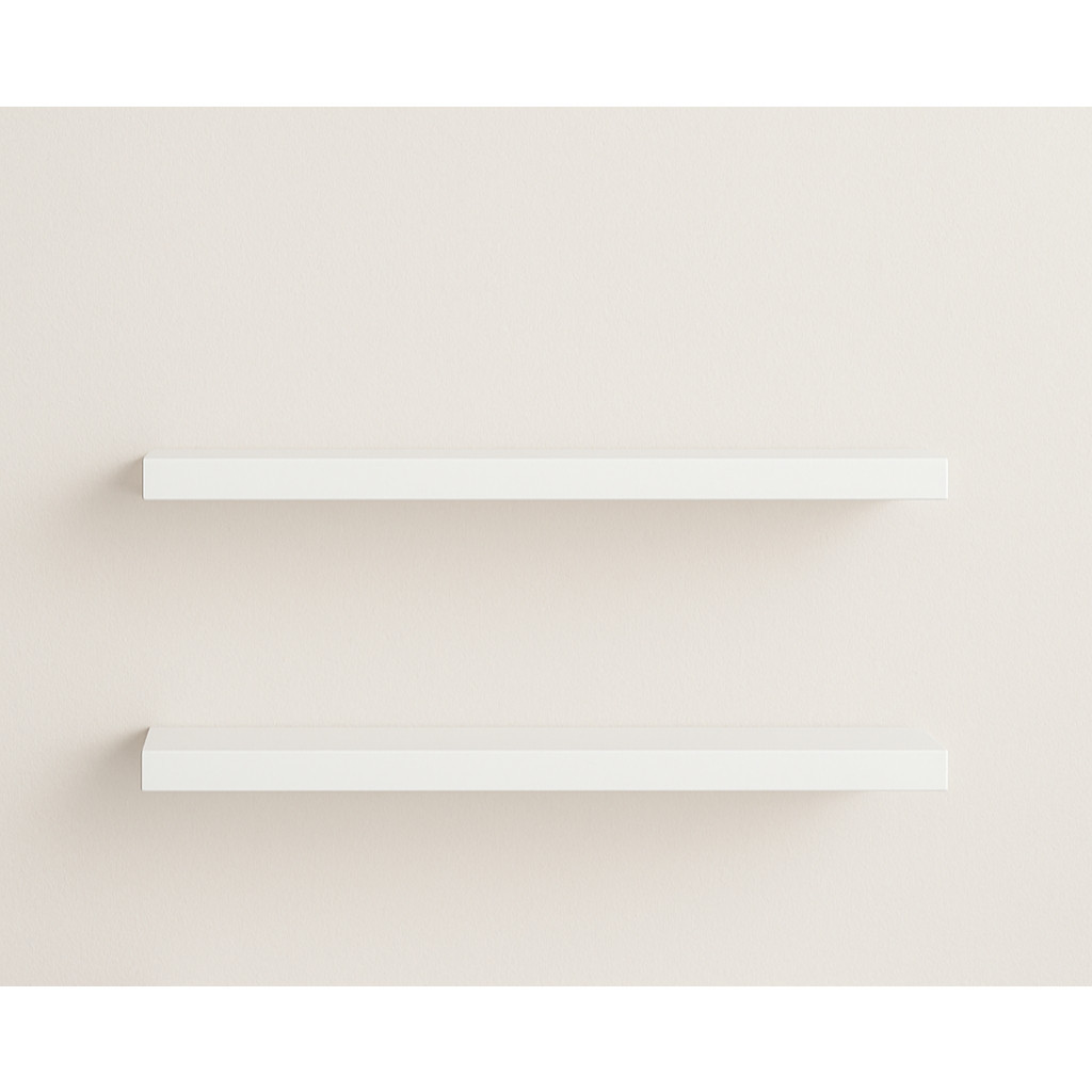 2 Prateleiras MDF 60cm x 20cm – Resistente, ideal para sala, quarto, cozinha, banheiro e decoração