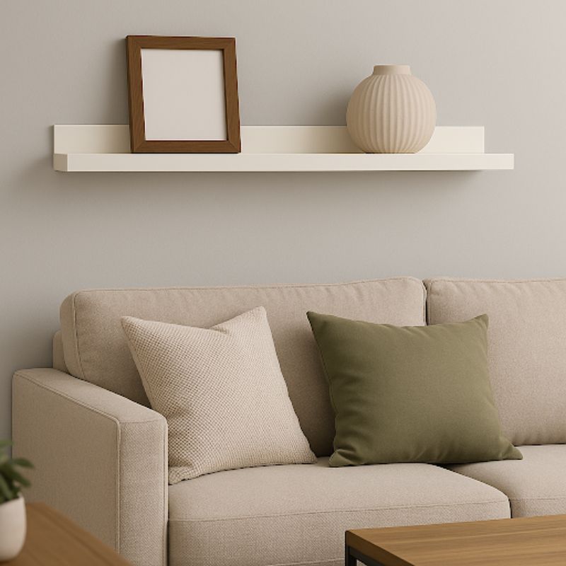 Kit Prateleiras MDF - 60x20cm Suporte Resistente Ideal Para Quarto Sala Banheiro Escritório e Afins