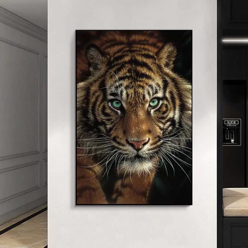Quadro decorativo Animais selvagens africanos tigre 90x70