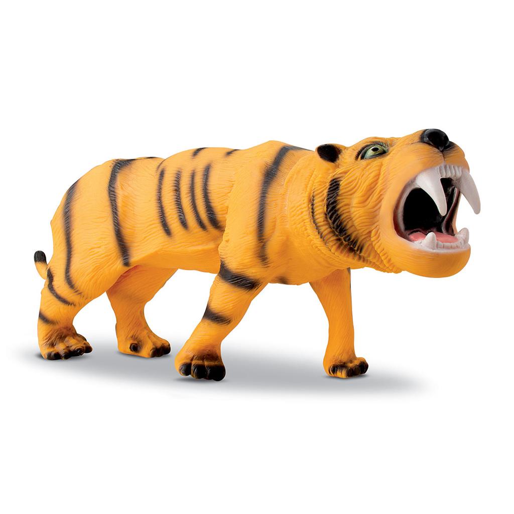 Brinquedo Tigre Realista Em Vinil Macio Atoxico Presente Para Criancas Bebes Decorativo Detalhado Animal Selvagem Real Animals - Bee Toys