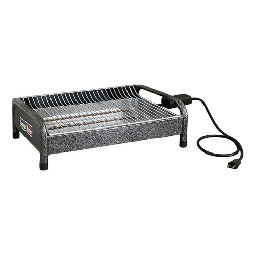 Churrasqueira Elétrica Rizzogrill2 127V Chumbo Compacta Prática para Apartamento Varanda