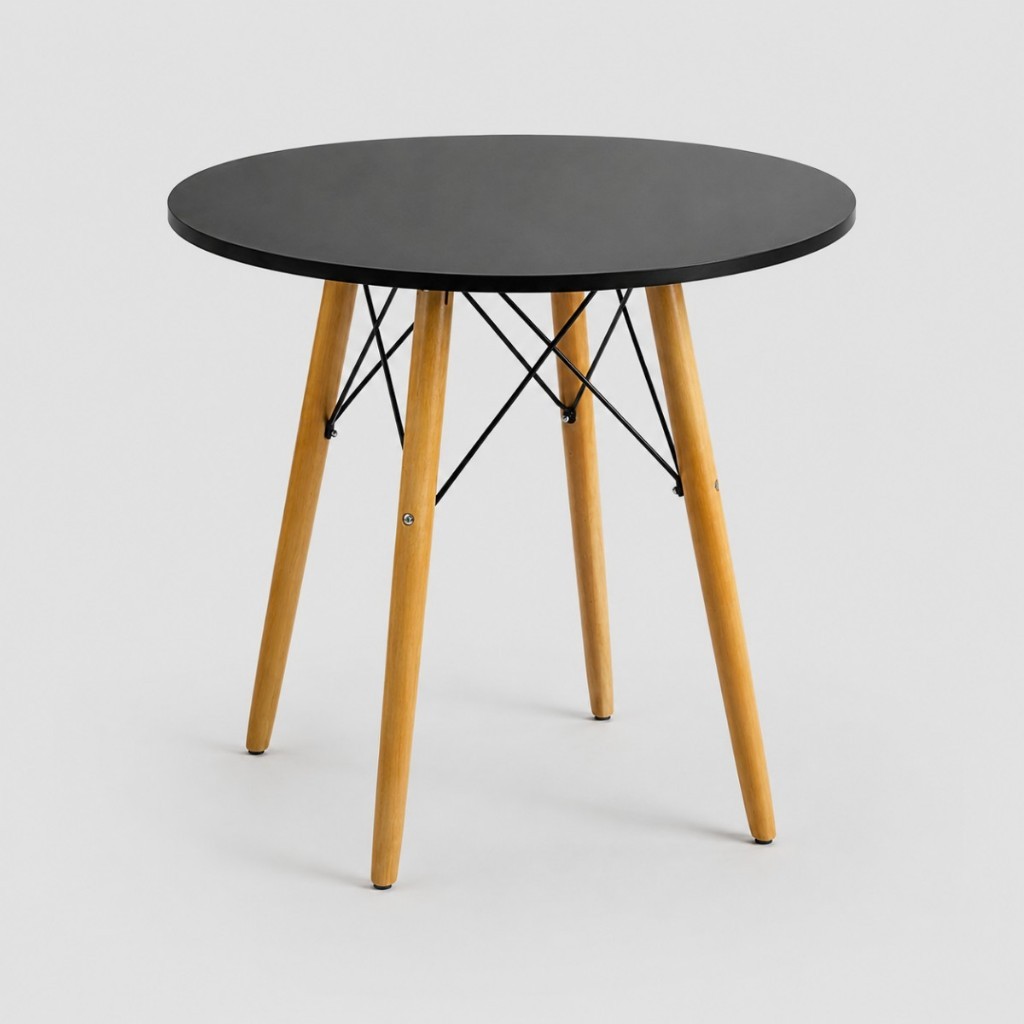 Mesa De Jantar Compacta 70cm Para Cozinha Sala Varanda Apartamento Com Base Firme Moderna Casa