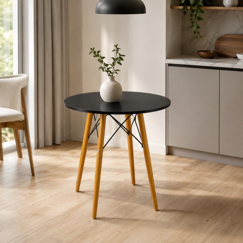 Mesa Funcional 70cm Para Apartamento Cozinha Sala Varanda Café Jantar E Apoio Diário Moderna