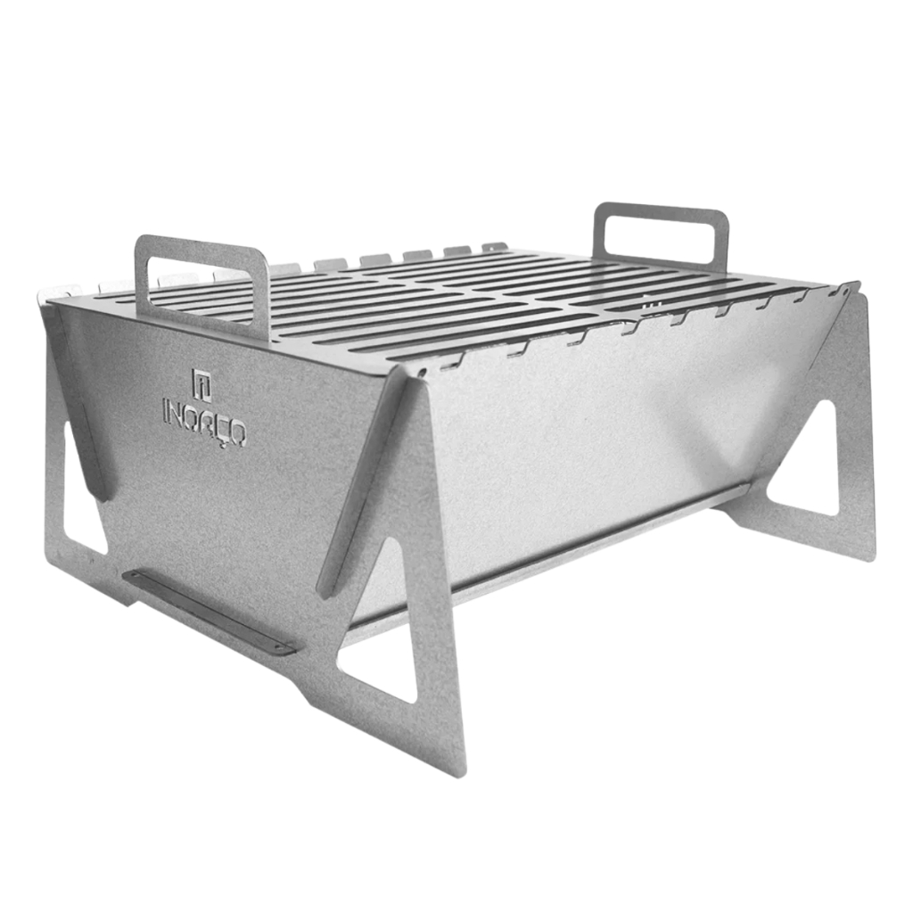 Mini Churrasqueira Portátil Ideal Para Varanda Apartamento Compacta Fácil de Usar
