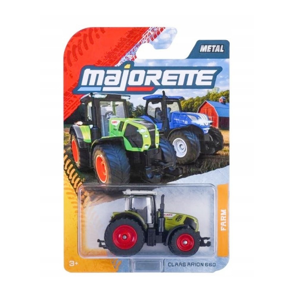 Miniatura Trator Claas Arion 660 - Farm - Verde - 1:60 - 1:64 - Majorette
