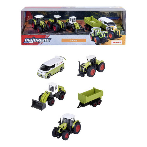 Majorette Farm Giftpack 1:64 Trator Claas Claas Verde-claro