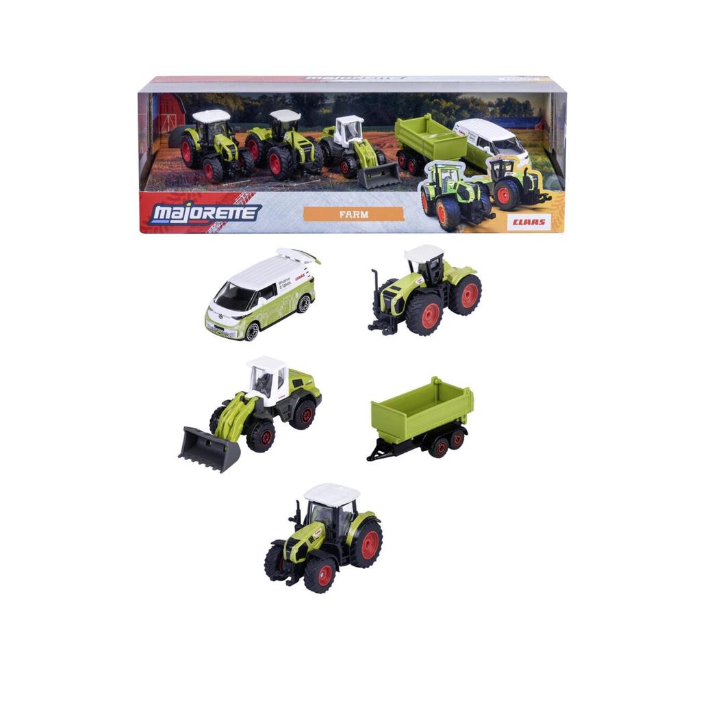 MAJORETTE - GIFTPACK   -  VEICULOS  AGRÍCOLAS - CLAAS