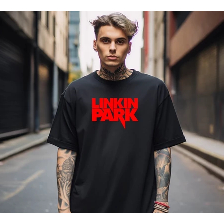 Camiseta Estampada Banda De Rock LINKIN PARK Camisa Algodão Casual