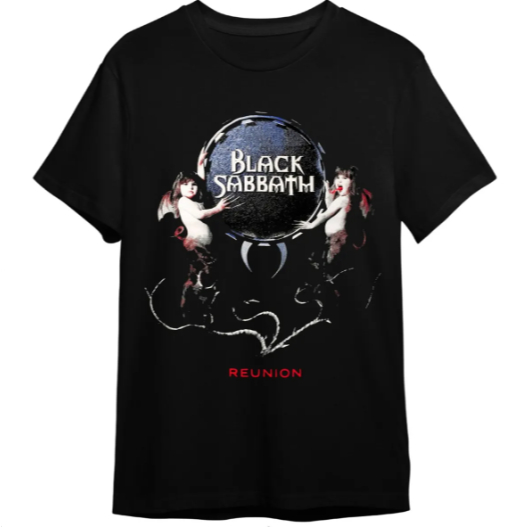 Camiseta Masculina Estampa Rock Black Tecido Premium 100% Algodão