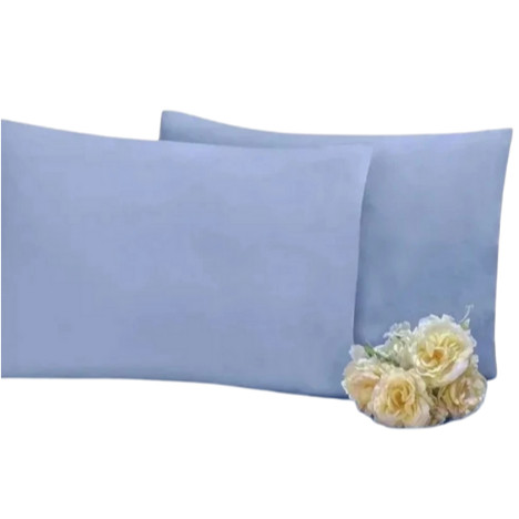Kit Par de Fronhas Lisa Para Travesseiro - 2 Peças - 70x50 cm _ Lisas e Estampadas