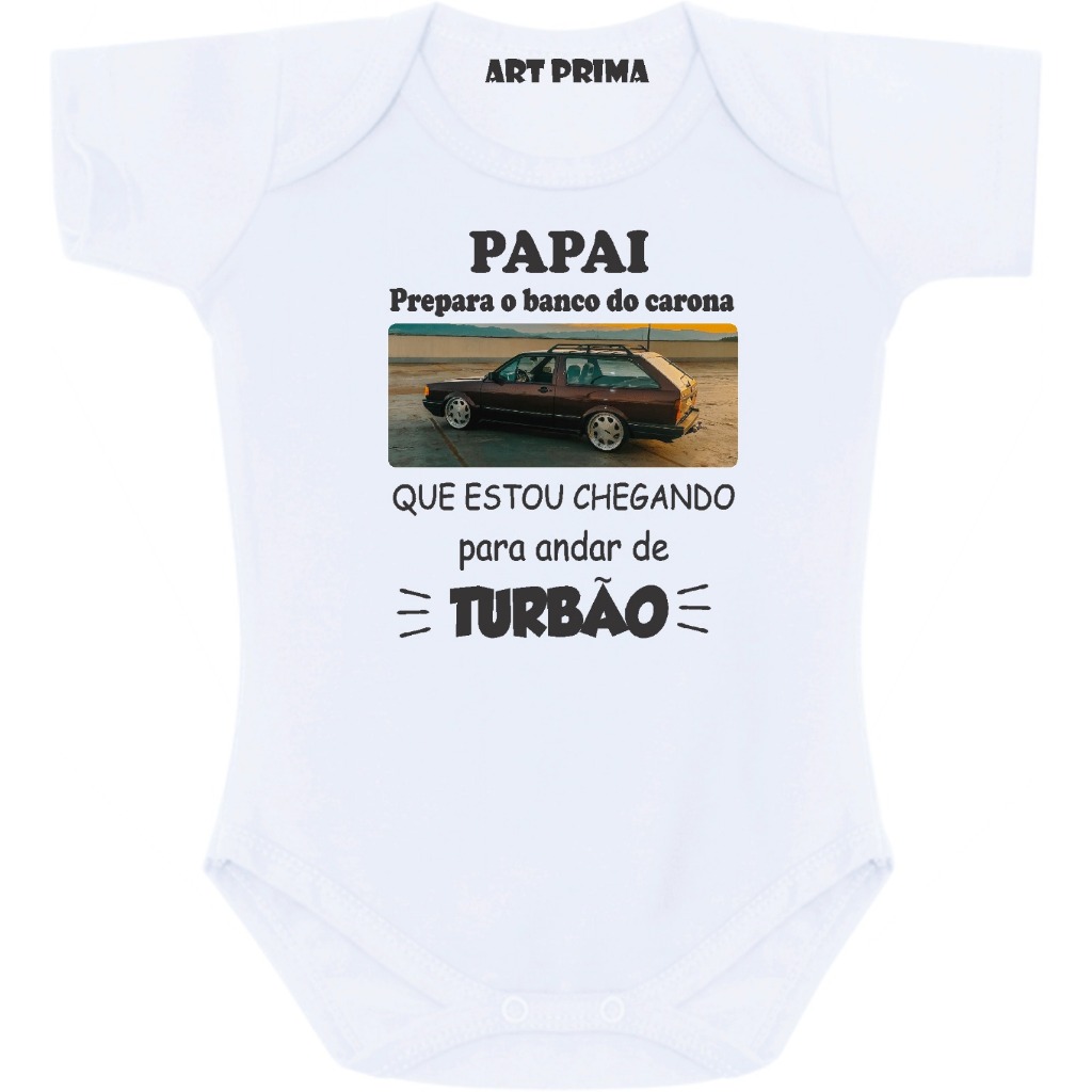 Body Roupa De Bebe Parati Quadrada Volkswagen Carro Antigo Sou A Prova Que Papai Não Cuida Só Da Parati
