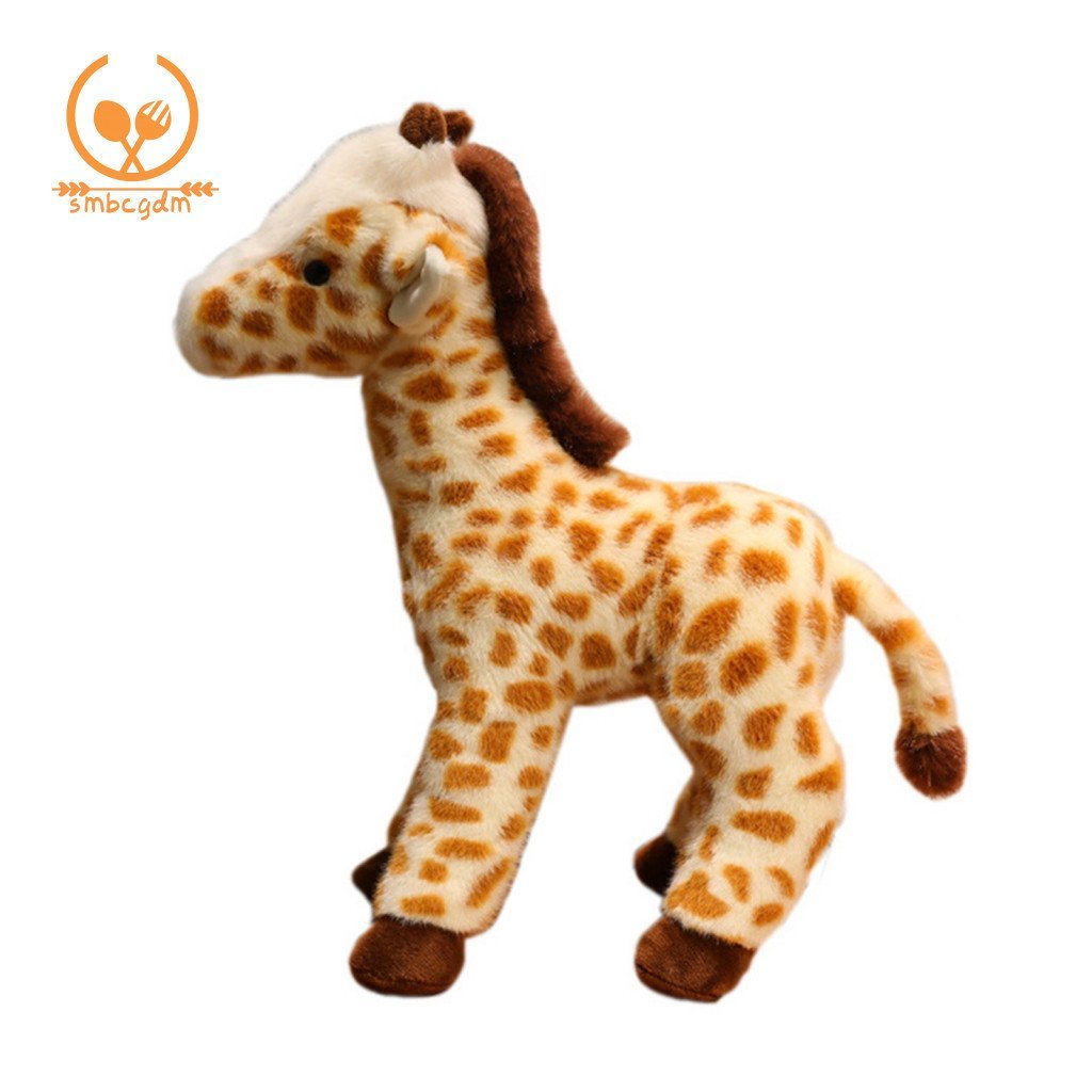 Plush Toy Giraffe Soft Doll – Cute Stuffed for Kids Nursery Decor Fluffy Standing Ornament Perfect Gift for Children a
