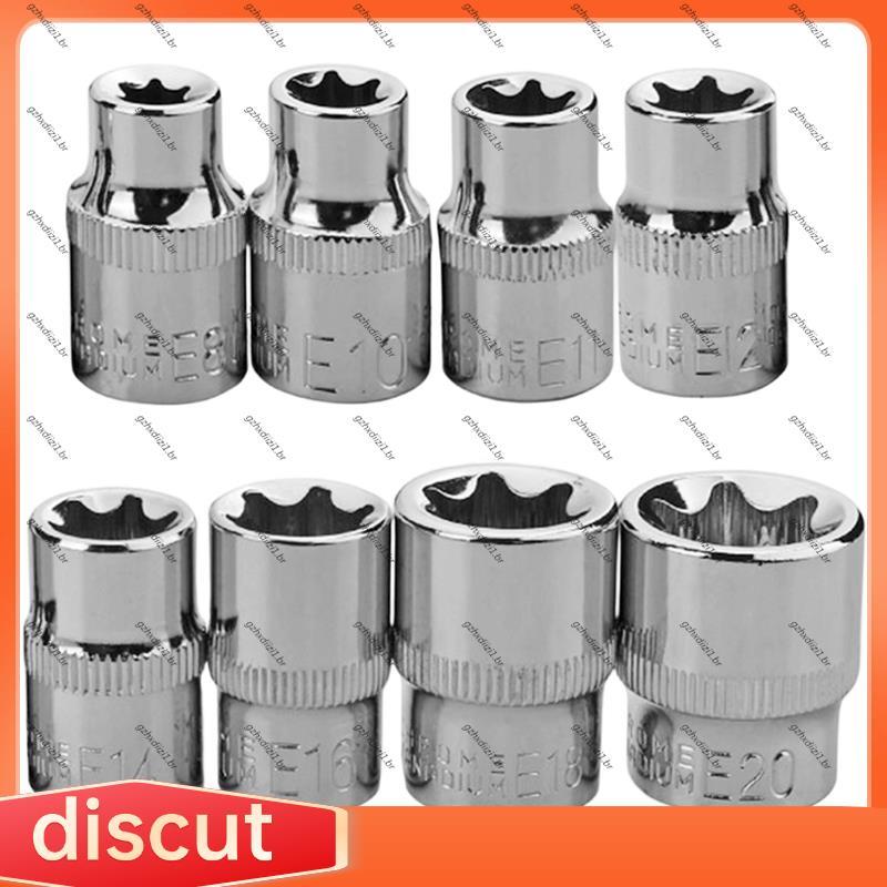 [gzhxdiizi1] Conjunto De Soquete Estrela E-Torx 3/8 