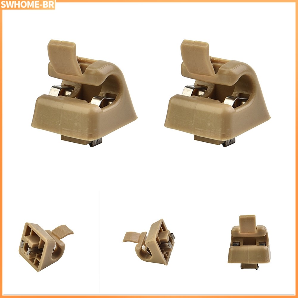 Suportes De Clipes De Viseira Solar Mais Vendidos Para Mercedes W123 W124 W126 W140 W201 Conjunto De 2 Novo