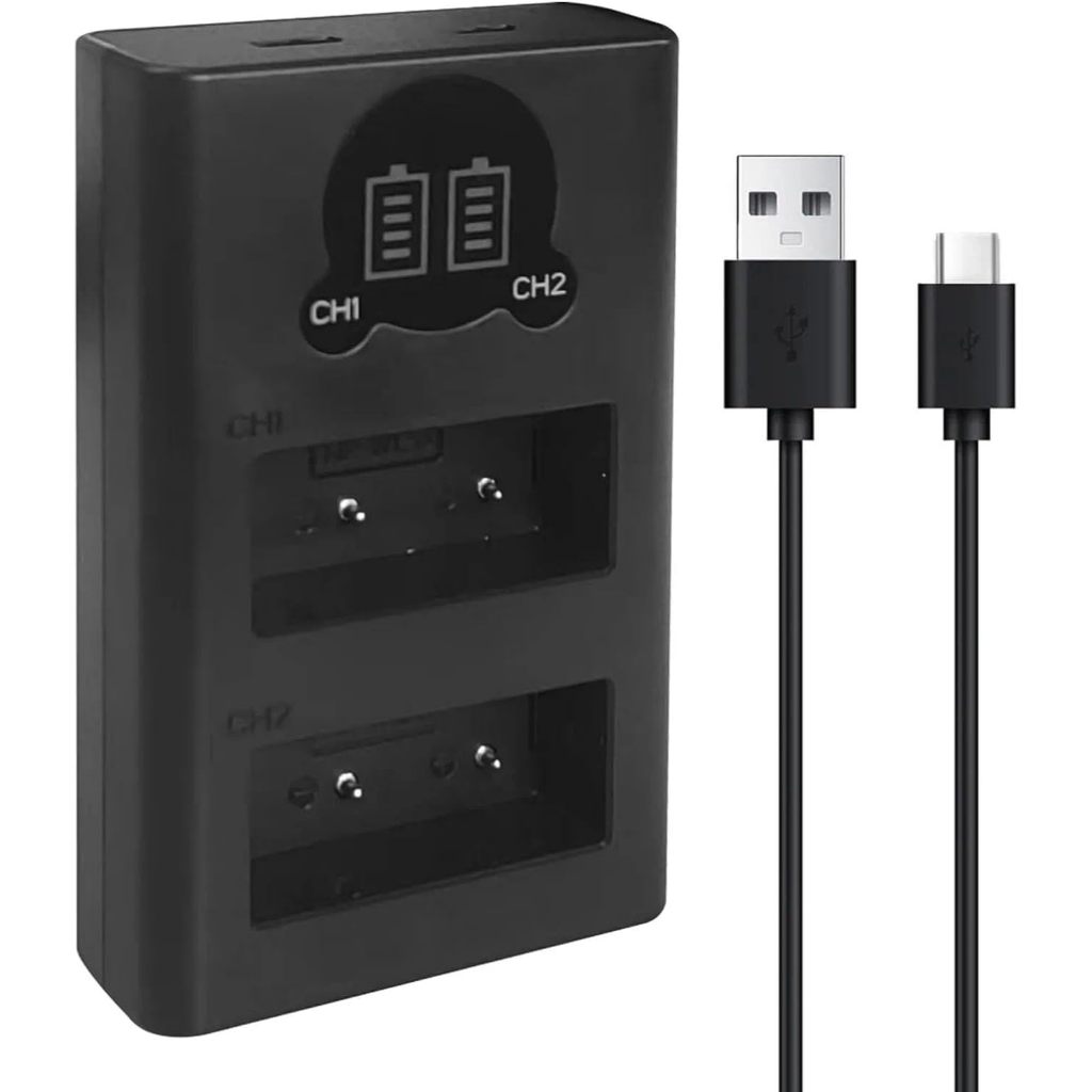 Carregador De Bateria NP-W126S USB Slot Duplo Para Fuji Fujifilm X-E5 M5 T50 XT50 T30 III II XT30 T20 X100VI X100V X100F