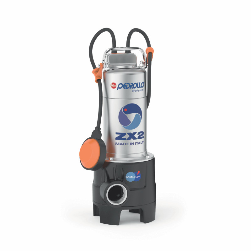 Motobomba Submersível para Água Turva 3/4hp 220V VORTEX ZXM2/40 Pedrollo