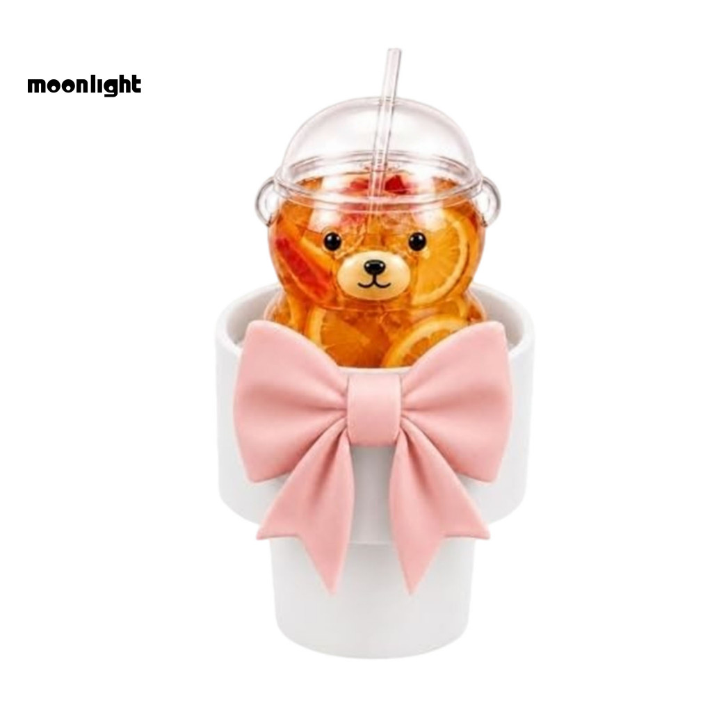 Cup Holder Adapter for Bearista – Bowknot Shape Car Drink Stand Universal Fit for Suv Sedan Cute Auto Accessory for Co