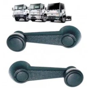 Par de Manivelas Reguladora do Vidro Ford Cargo 1981 a 2010 Metal