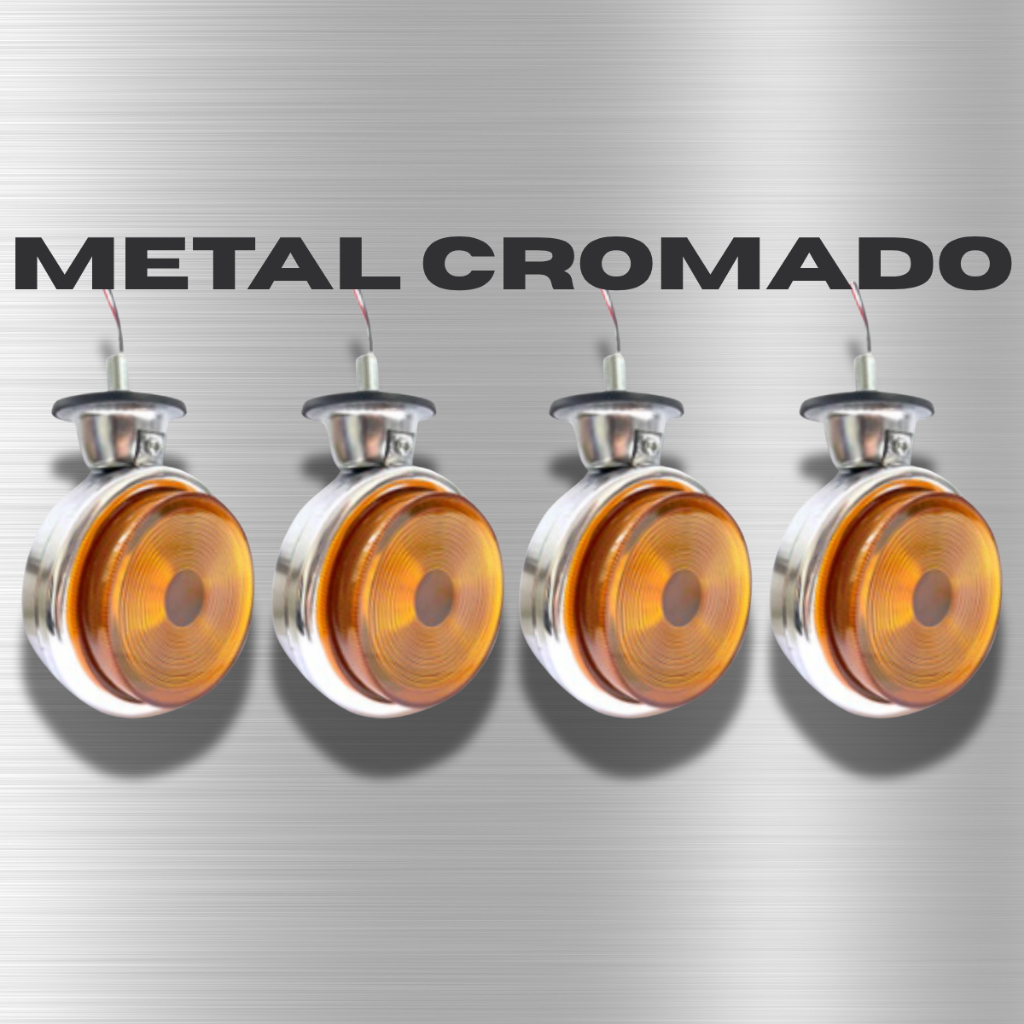 4 Lanterna Bojuda Maria Foguinho Carreta Caminhão Reboque Caretinha Em Metal
