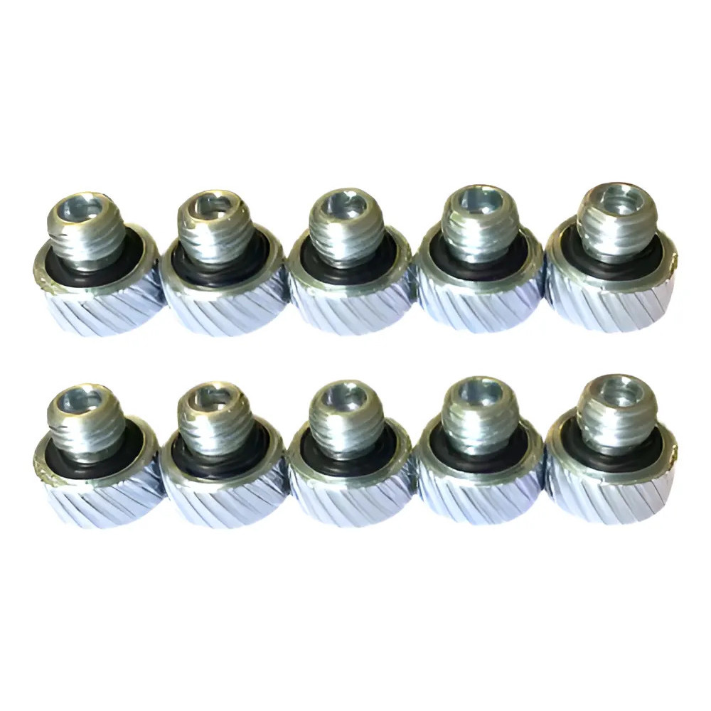 Kit 10 Tampas Metal P/ Vedar Válvula Enchimento Alta/baixa