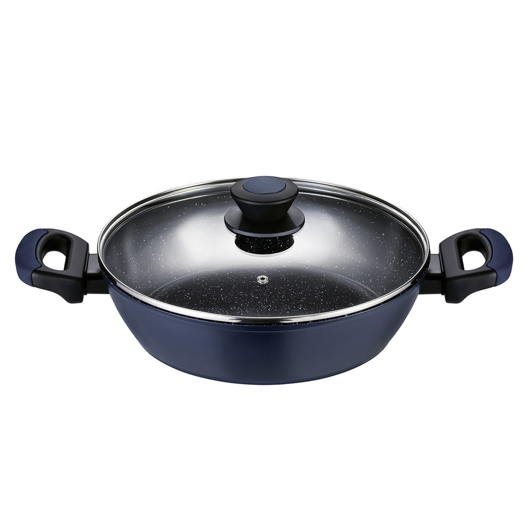 Caçarola Rasa Antiaderente Com Revestimento Cerâmico 28cm Everyday Oxford