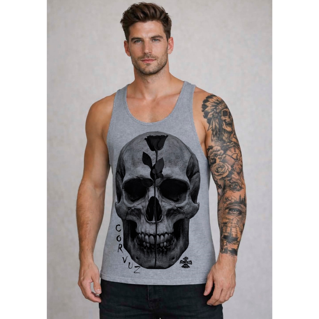 Regata Estampada Corvuz All Black