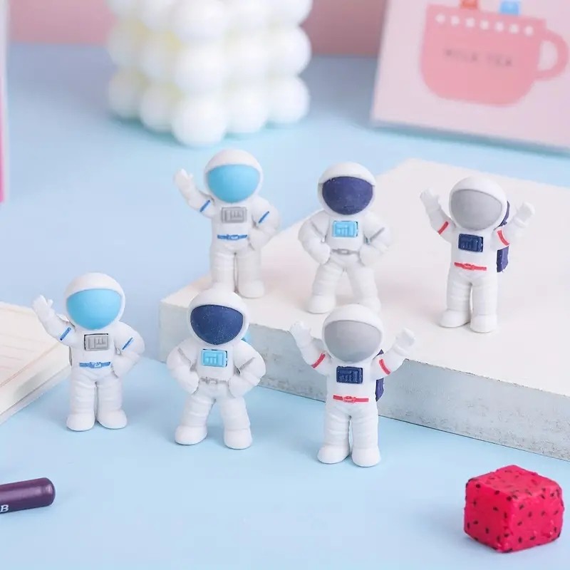 Borrachas Astronauta Decorada Papelaria Fofa Kawaii Material Escolar Presente Infantil/Borrachas Fofas Astronauta