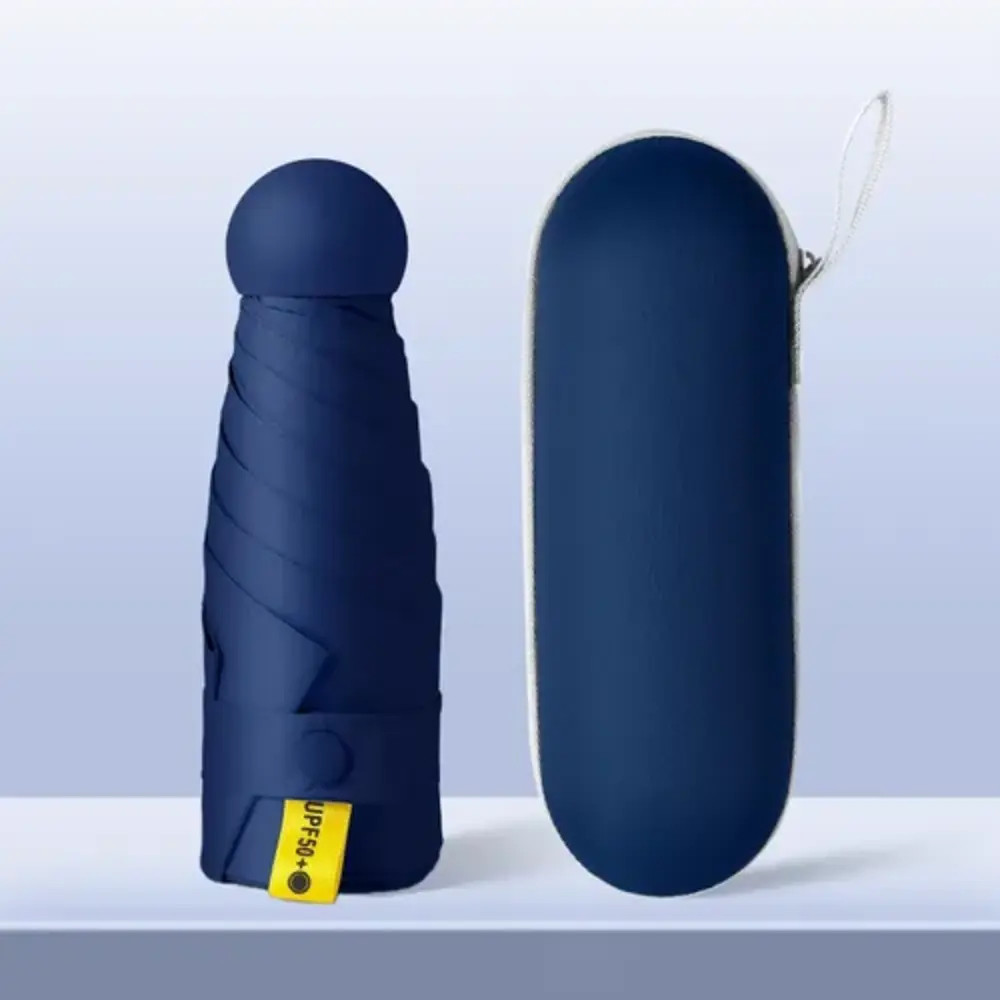Guarda-chuva de Bolso Ultra Compacto com Estojo Cápsula