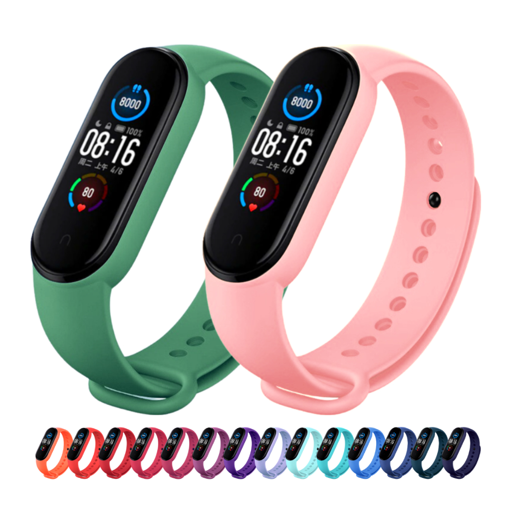 Pulseira Para Mi Band 5 e 6 Silicone Ultra Macio Novo Lacrado À Pronta Entrega