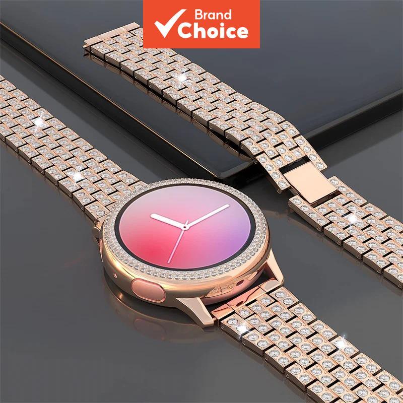 Faixa de Metal para Relógio Samsung Galaxy Watch 6/5/pro/4//Active 2/Gear s3 20mm 22mm, compatível com Huawei