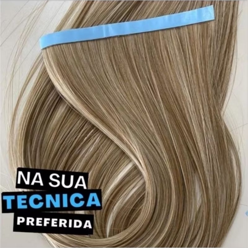 cabelo bio humano russo fita adesiva (escolha sua cor no chat)
