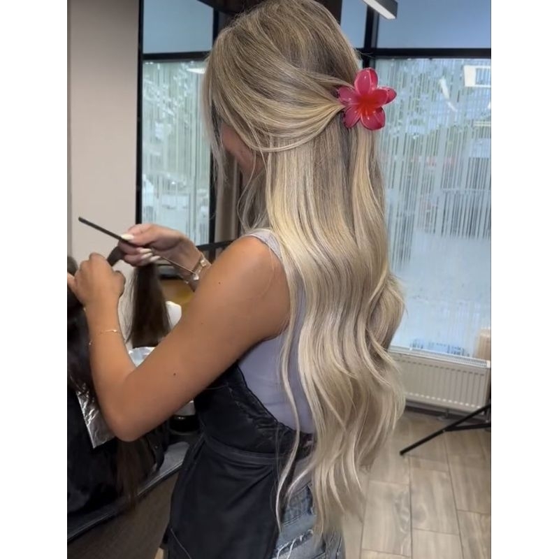 cabelo bio humano russo misto LINHA AA com tic tac o tiara de silicone (escolher no chat)