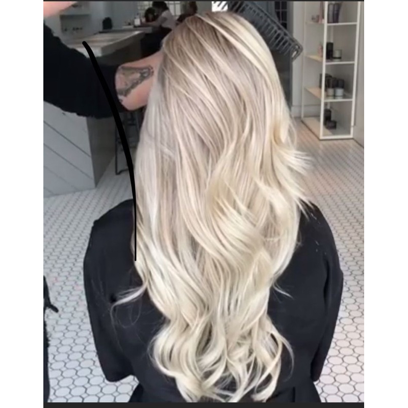 cabelo bio humano russo misto LINHA AA com tic tac o tiara de silicone (escolher no chat)
