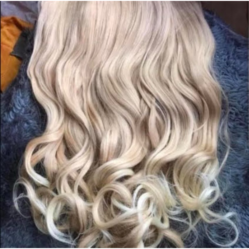 cabelo bio humano russo misto LINHA AA com tic tac o tiara de silicone (escolher no chat)