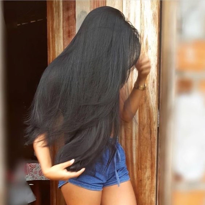 cabelo bio humano russo misto LINHA AA com tic tac o tiara de silicone (escolher no chat)